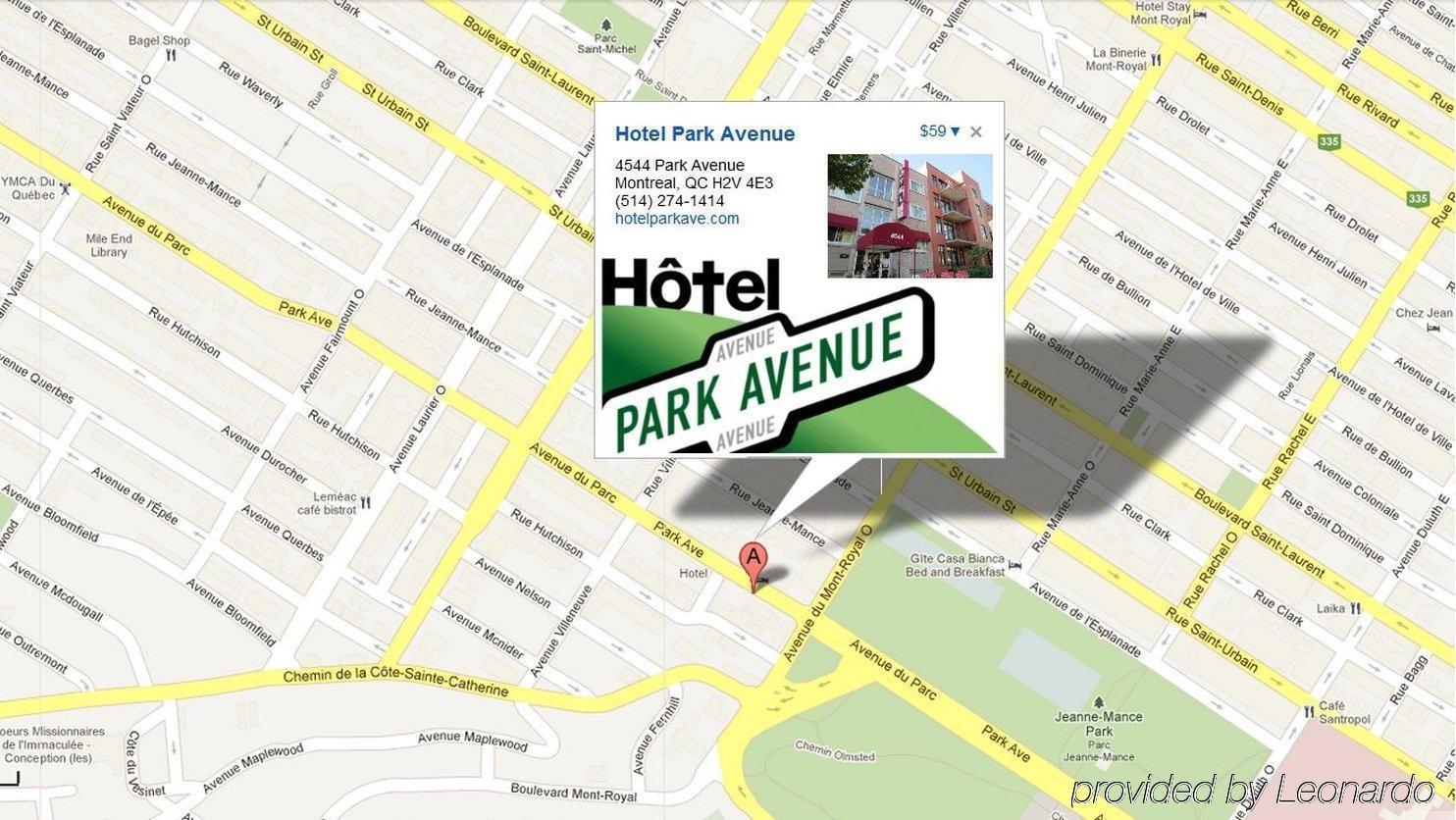 Hotel Park Avenue Монреаль Экстерьер фото